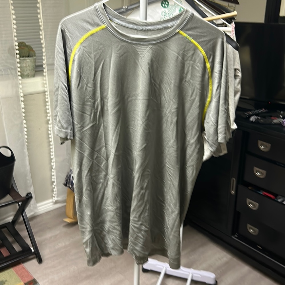 Grey Lululemon Large workout shirt